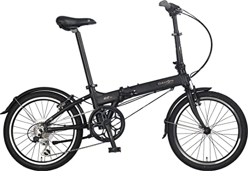 DAHON INTERNATIONAL (ダホンインターナショナル) Hit D6(ヒット D6) フォールディングバイク 20インチ アルミフレーム 外装6段 Matt Black